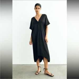 Zara Satin Tunic Dress in Size XL